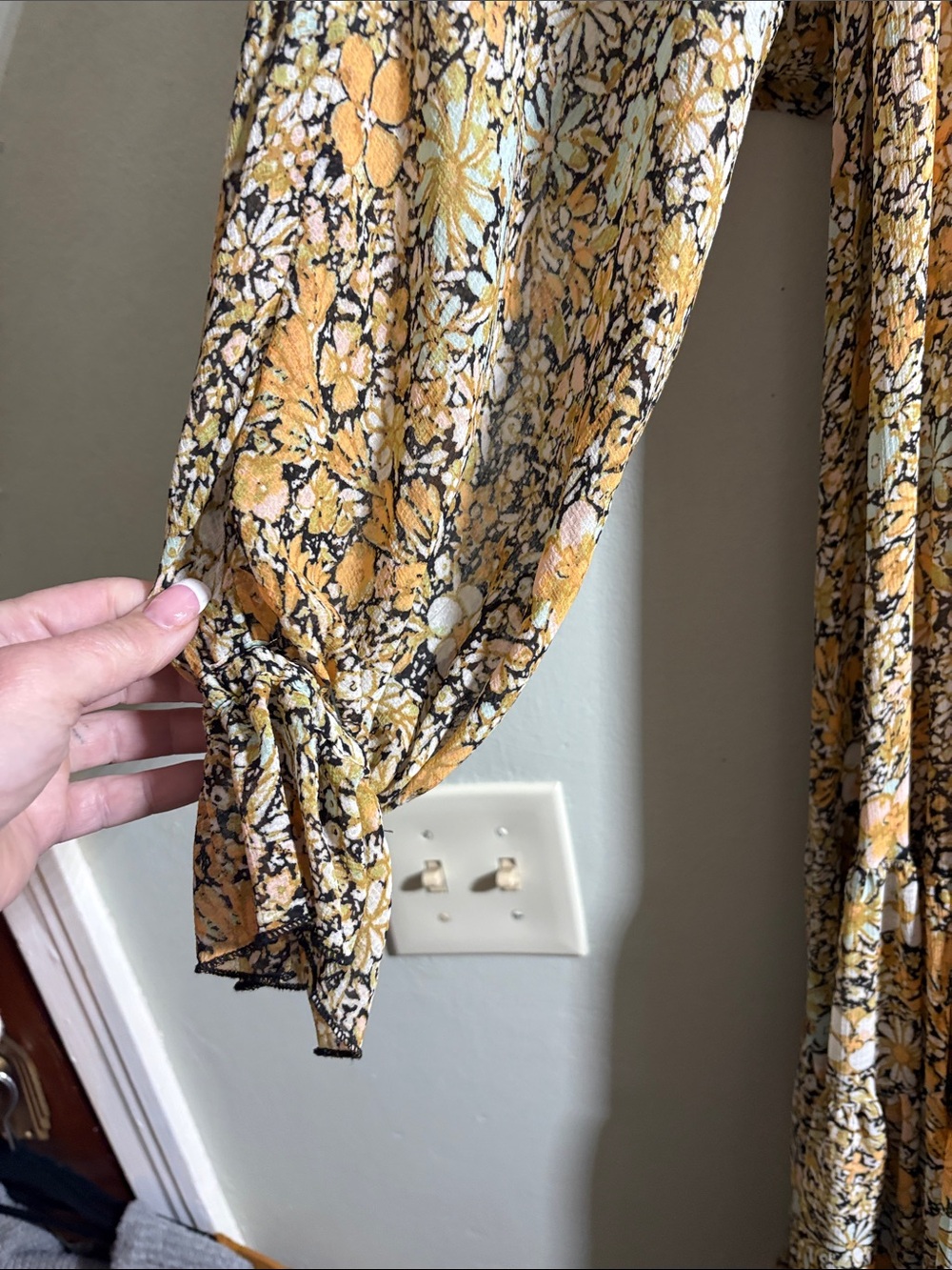 Free People Feeling Groovy Maxi Dress S price firm - Picture 9 of 10